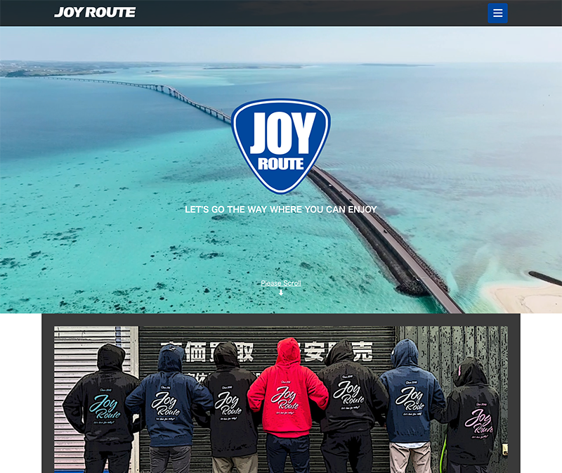 JOY ROUTE様コーポレートサイト
